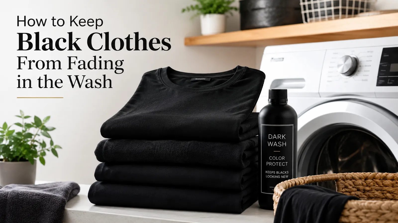 How to Keep Black Clothes From Fading in the Wash